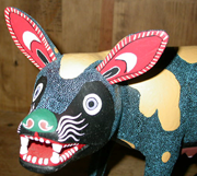 Image of an alebrije wolf