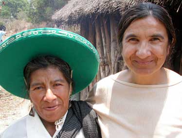 Amada Aguilares, traditional healer and Dr. Mendoza