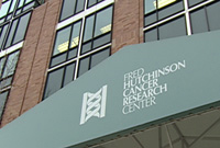 Entrance to the Fred Hutchinson Cancer Center